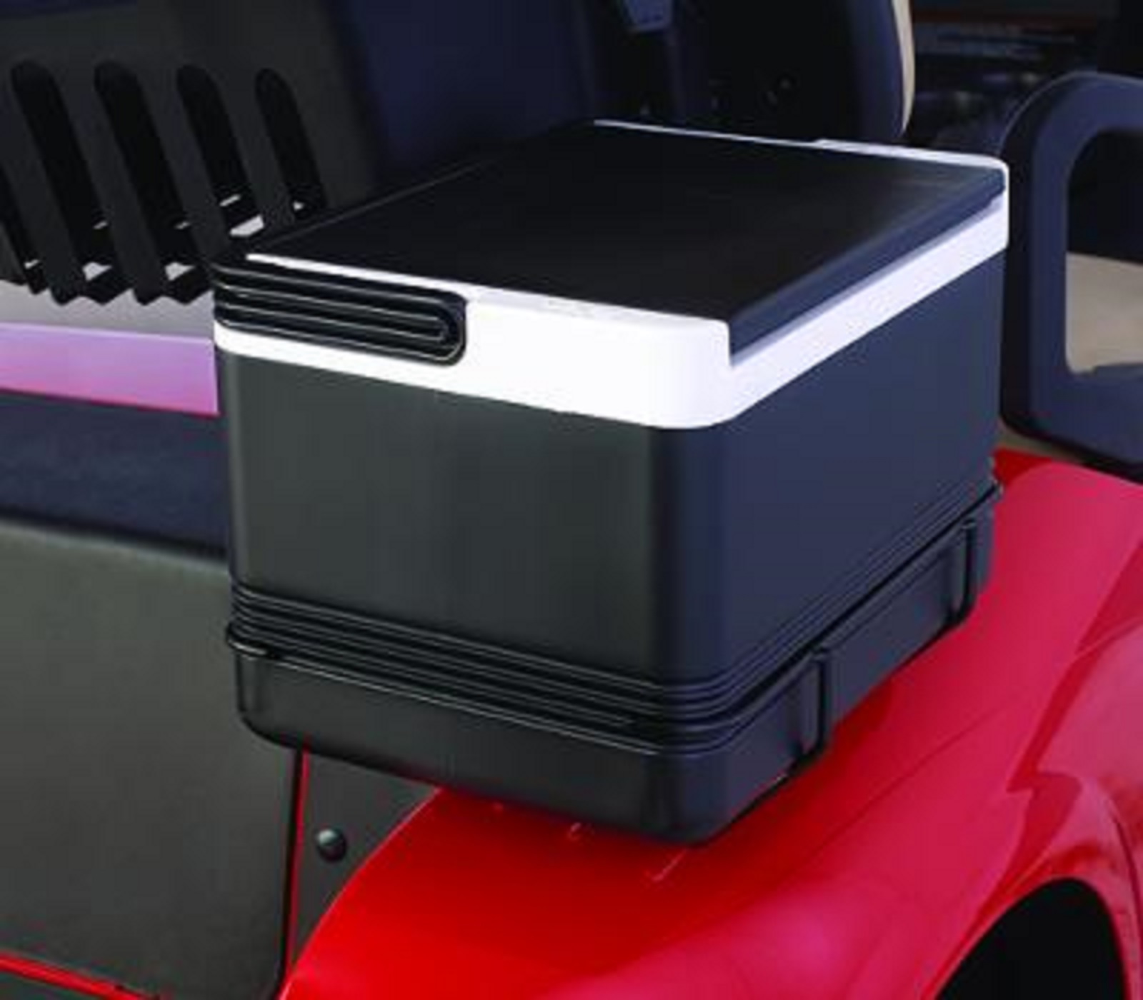 EZGO RXV Golf Cart 2008up Beverage Cooler Kit Passenger Side Mount