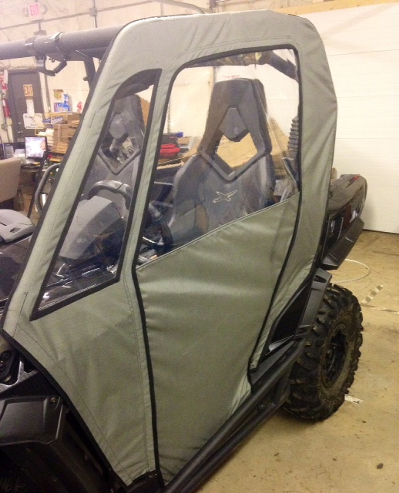 Can Am Commander Door Side Cab Enclosure Doors Custom Made Grey